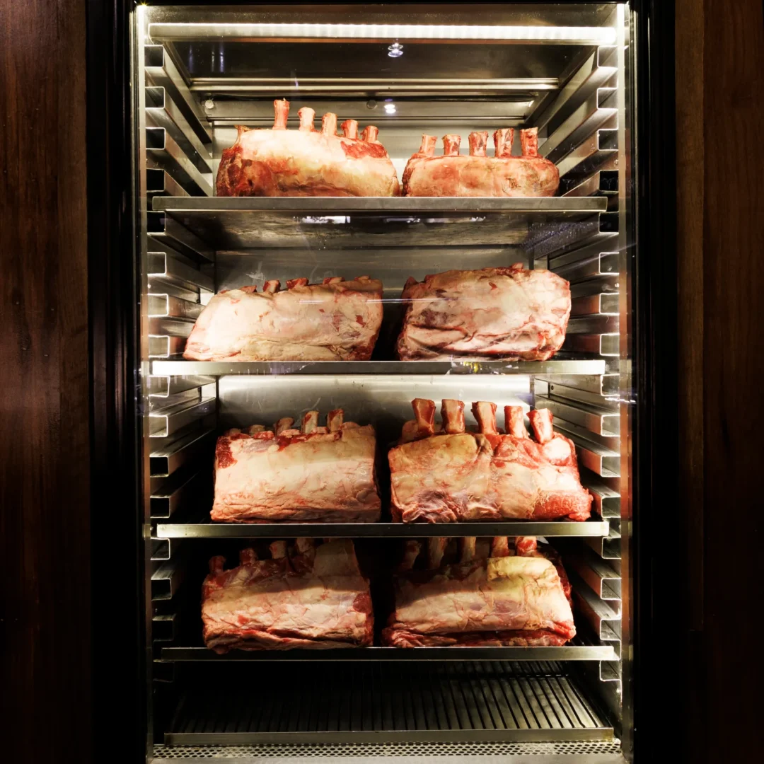 premium argentine beef in the fridge