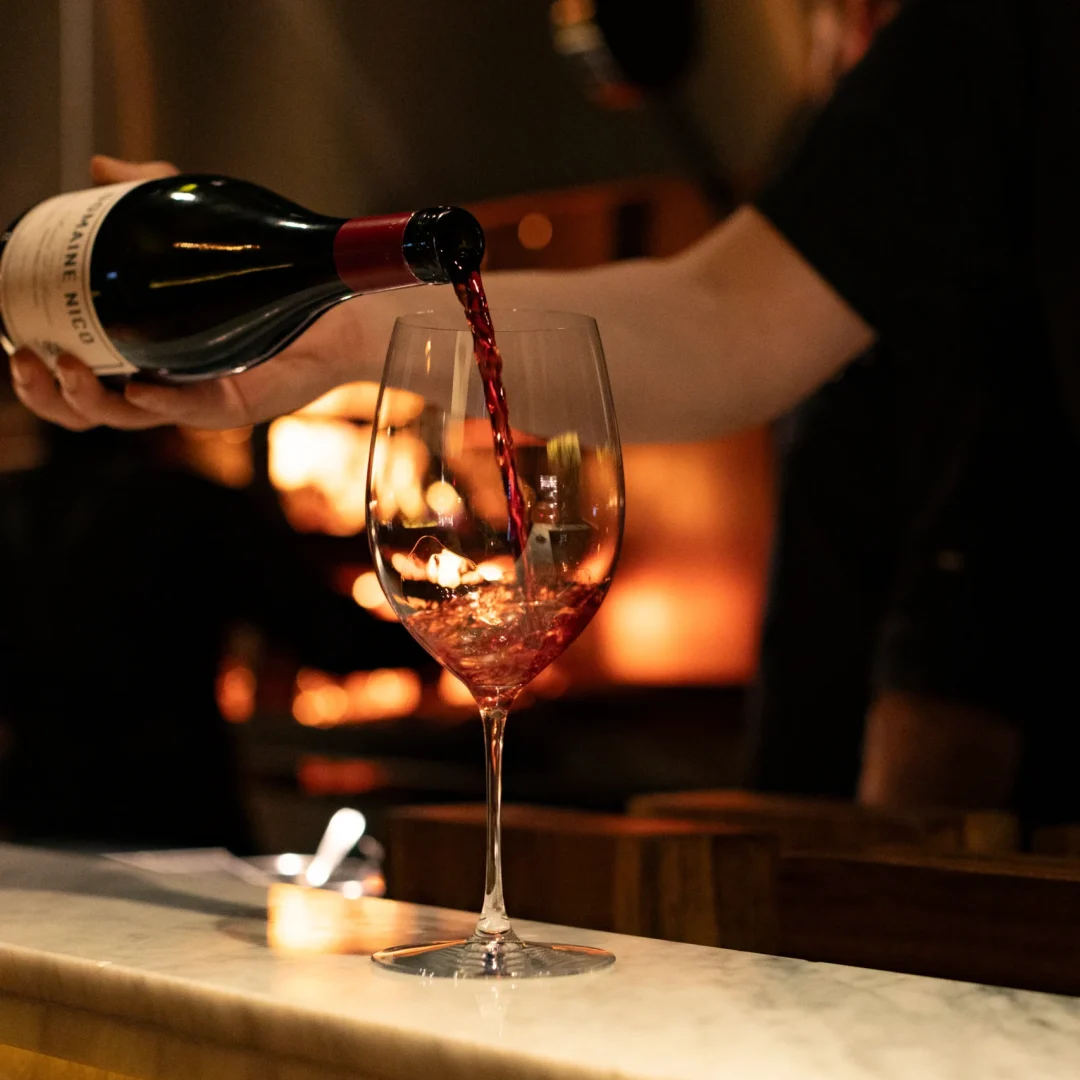 glass of wine
